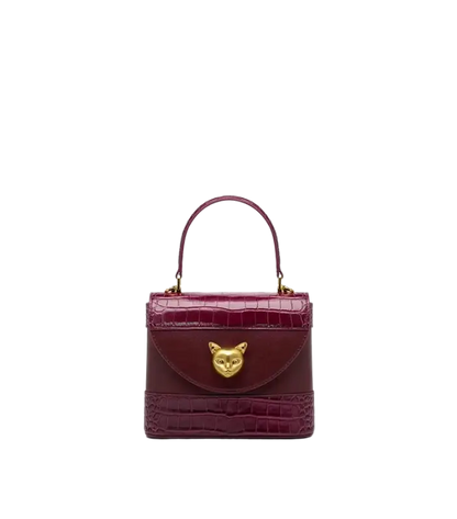 Bafelli Women's New Cross body Crocodile Grain Leather Handbag laurichshop