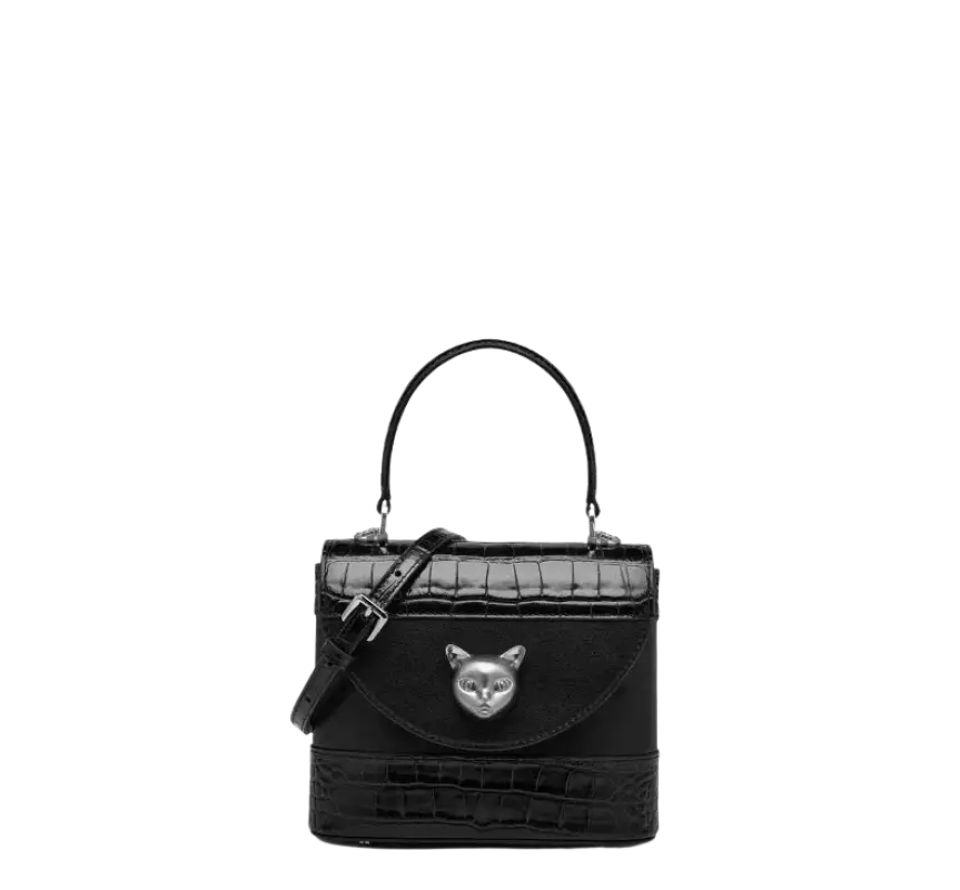 Bafelli Women's New Cross body Crocodile Grain Leather Handbag laurichshop