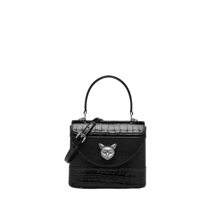 Bafelli Women's New Cross body Crocodile Grain Leather Handbag laurichshop