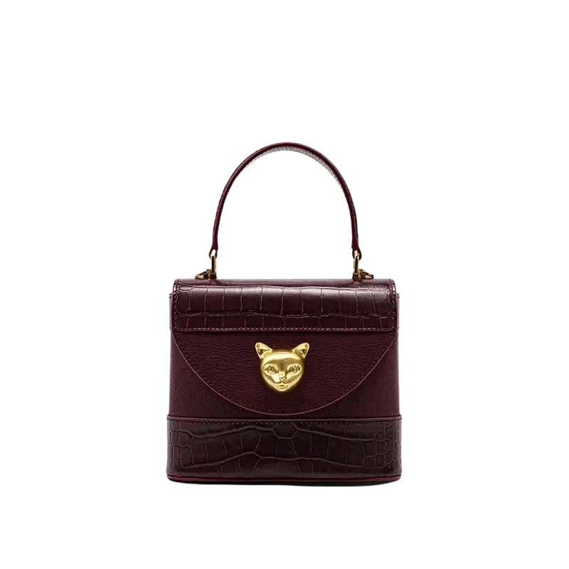 Bafelli Women's New Cross body Crocodile Grain Leather Handbag laurichshop