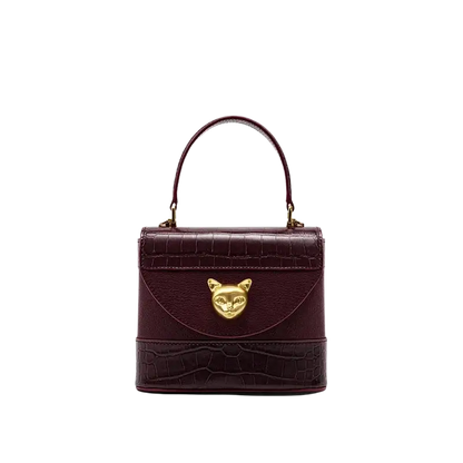 Bafelli Women's New Cross body Crocodile Grain Leather Handbag laurichshop