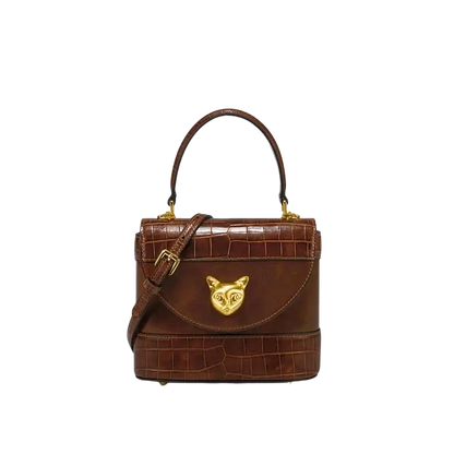 Bafelli Women's New Cross body Crocodile Grain Leather Handbag laurichshop