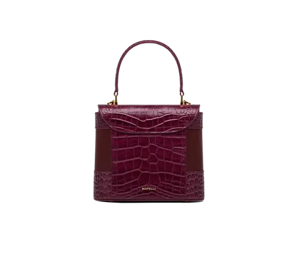 Bafelli Women's New Cross body Crocodile Grain Leather Handbag laurichshop