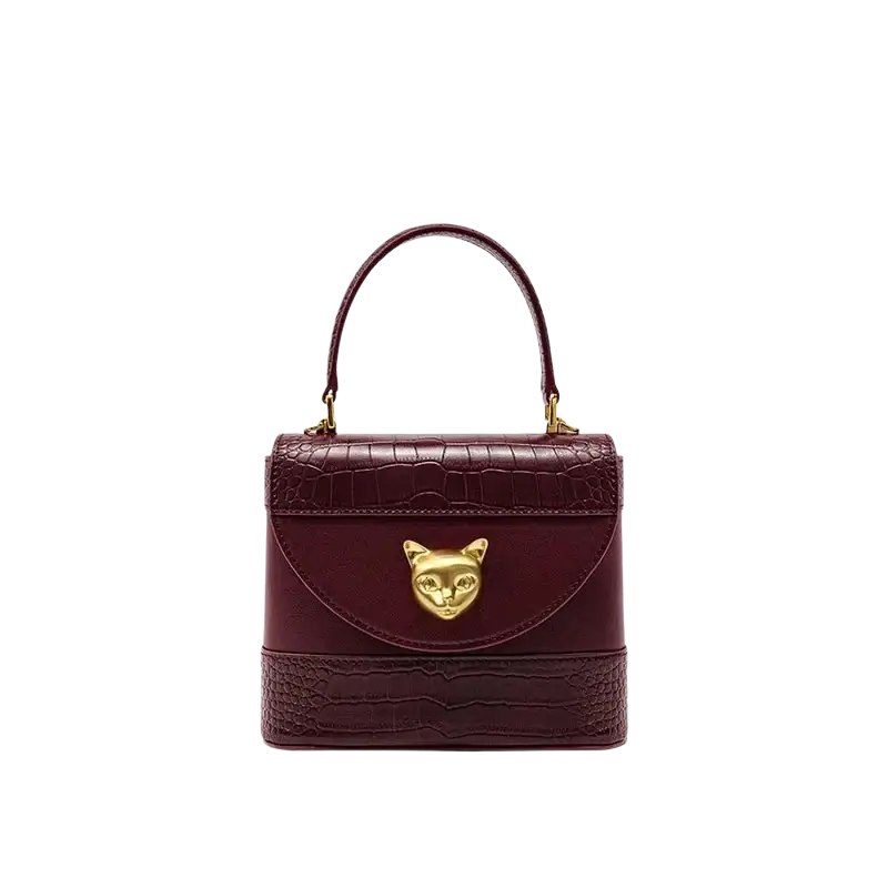 Bafelli Women's New Cross body Crocodile Grain Leather Handbag laurichshop