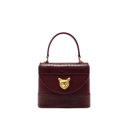 Bafelli Women's New Cross body Crocodile Grain Leather Handbag laurichshop