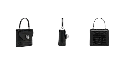 Bafelli Women's New Cross body Crocodile Grain Leather Handbag laurichshop