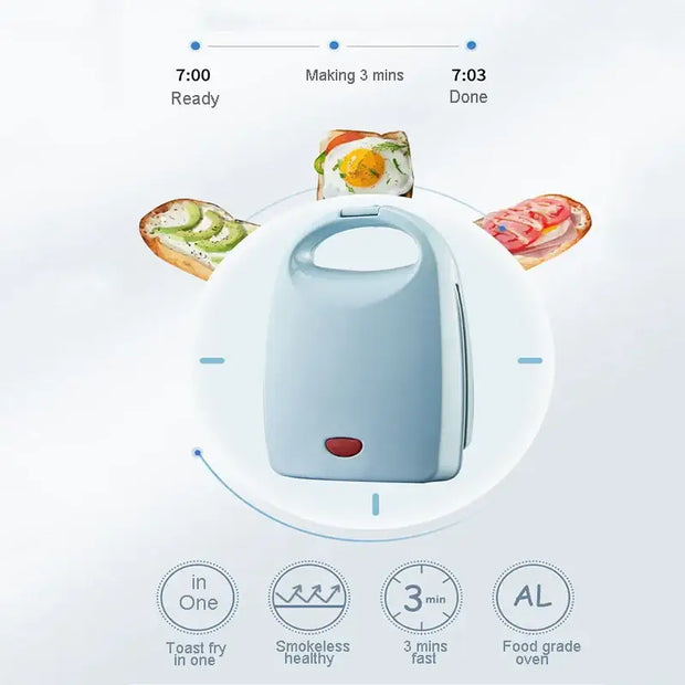 Fast Heating Toaster Multifunction Sandwich Maker