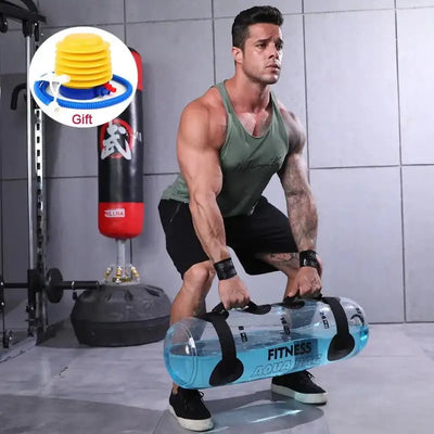 Fitness Aqua Bag Water Power Bags Workout Sandbag Water Home Gym Weightlifting Core Training Bodybuilding Crossfit Exercise Tool - laurichshop