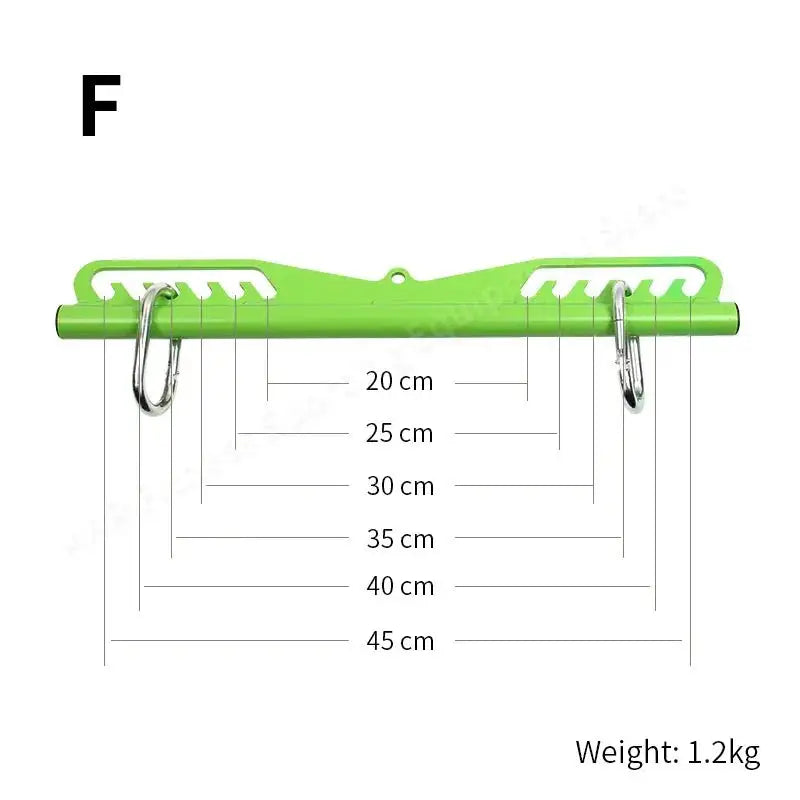 Fitness Lat Pull Down T-Bar Handle Rowing Rotating V-Bar Pulley Cable Machine Attachment Handle Grip Gym Equipment Back Trainer - laurichshop