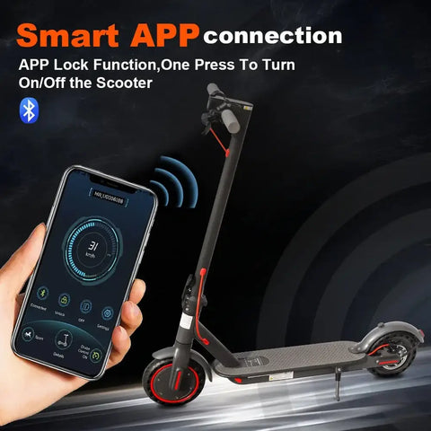 AOVOPRO ES80 M365 Electric Scooter 350W 31km/h APP Smart Adult Scooter Shock Absorption Anti-skid Folding Electric Scooter - laurichshop