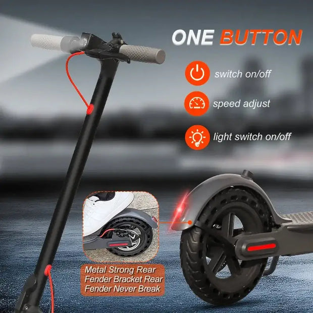 AOVOPRO ES80 M365 Electric Scooter 350W 31km/h APP Smart Adult Scooter Shock Absorption Anti-skid Folding Electric Scooter - laurichshop