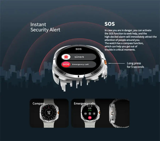 For Samsung Galaxy Watch 7 Ultra GPS Compass