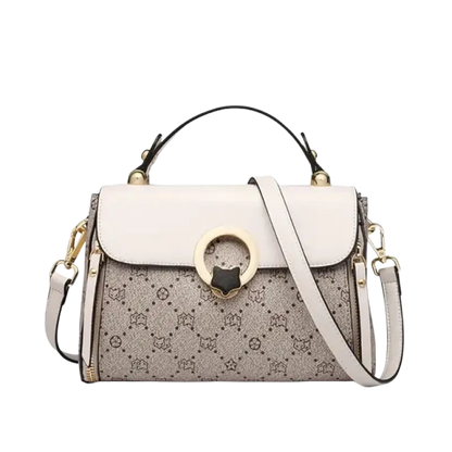 FOXER Women's Bag PVC Leather Vintage Signature Totes Retro Fashion Female Handbag Casual Ladies Travel Shoulder Crossbody Bags - laurichshop