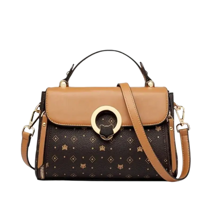 FOXER Women's Bag PVC Leather Vintage Signature Totes Retro Fashion Female Handbag Casual Ladies Travel Shoulder Crossbody Bags - laurichshop