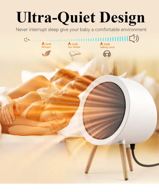 GAIATOP Portable Electric Fan Heaters Energy Saving For Home And Bedroom