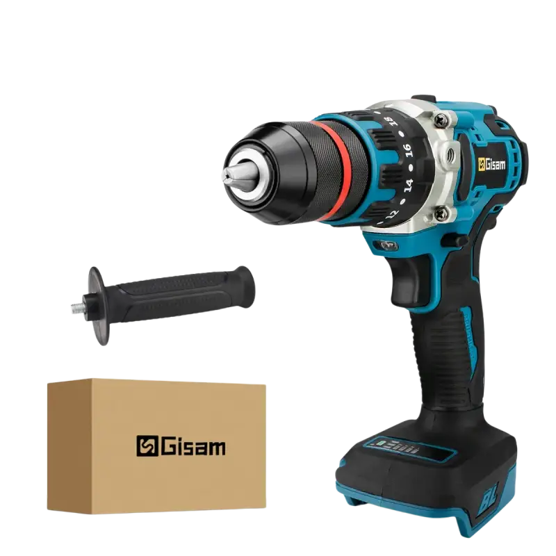 Brush-less Electric Impact Drill Ice Breaking Fishing Cordless Screwdriver - Battery set / CHINA