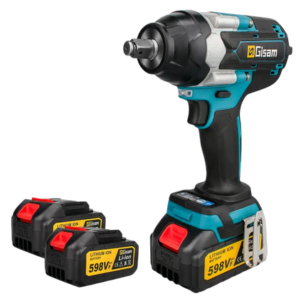 Gisam Electric Impact Wrench 1/2 inch Lithium-Ion - Drill