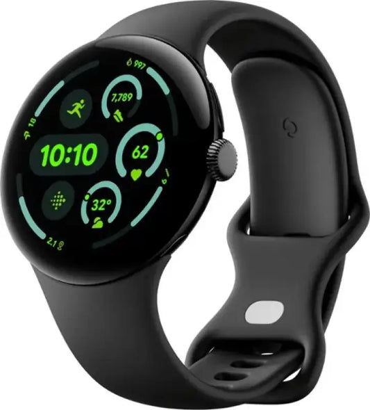 Google Pixel Watch 3 front and side view