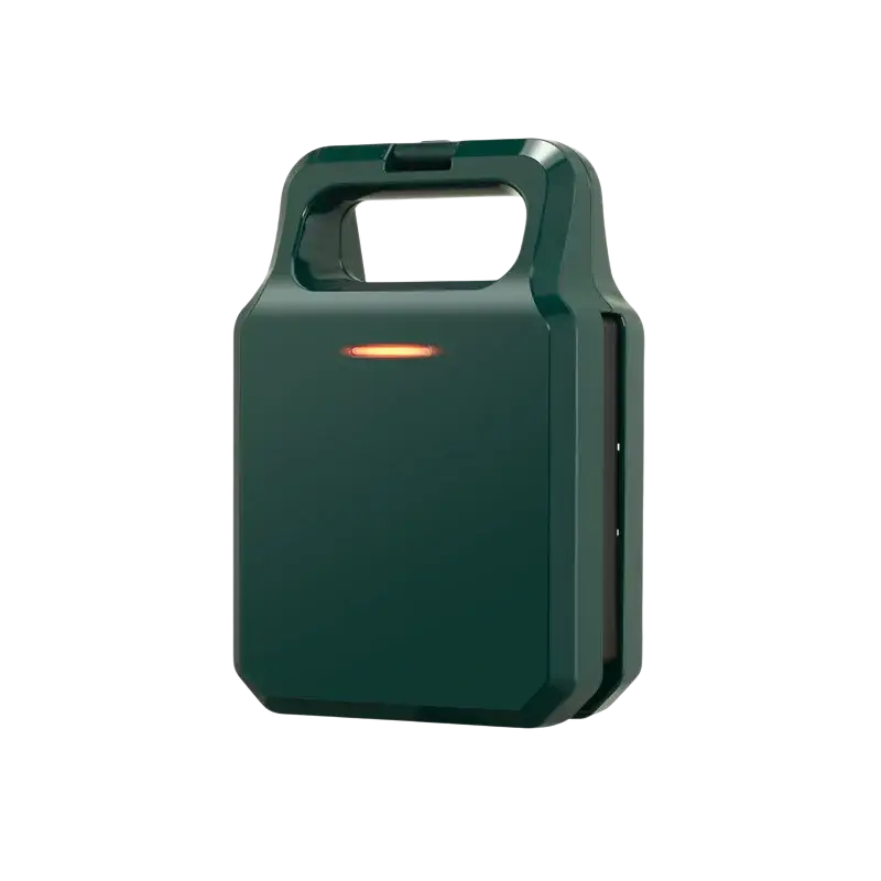 DMWD Bread Sandwich Maker Mini Light Food Waffle - Dark green - Toaster Machine