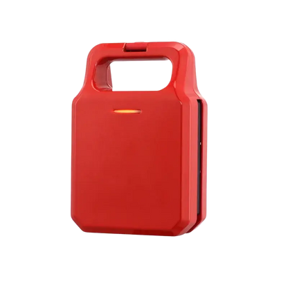 DMWD Bread Sandwich Maker Mini Light Food Waffle - Red - Toaster Machine