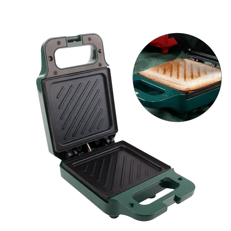 DMWD Bread Sandwich Maker Mini Light Food Waffle - Toaster Machine