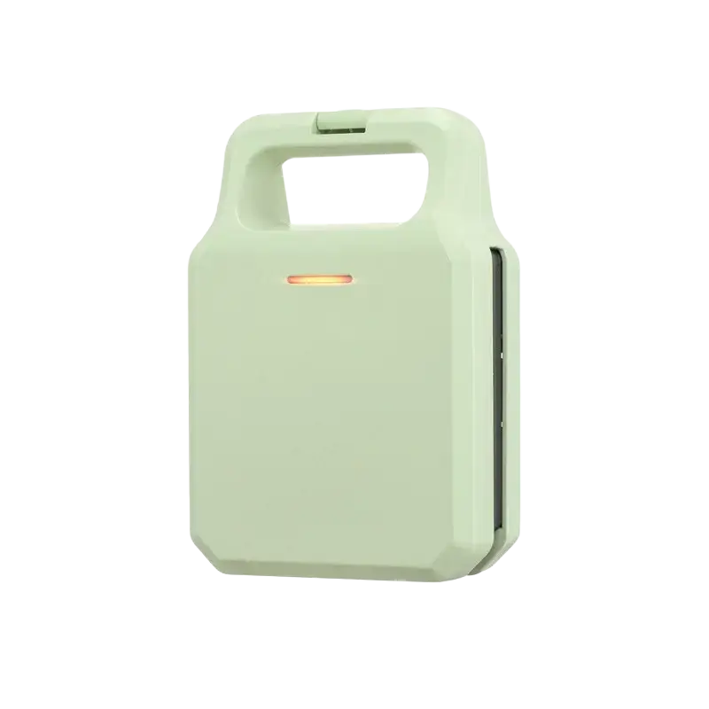 DMWD Bread Sandwich Maker Mini Light Food Waffle - light green - Toaster Machine