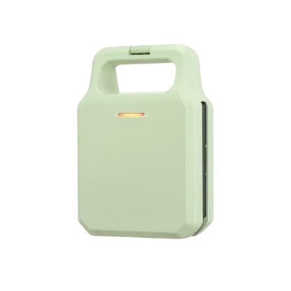 DMWD Bread Sandwich Maker Mini Light Food Waffle - light green - Toaster Machine