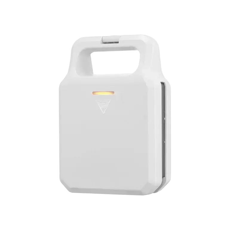 DMWD Bread Sandwich Maker Mini Light Food Waffle - WHITE - Toaster Machine
