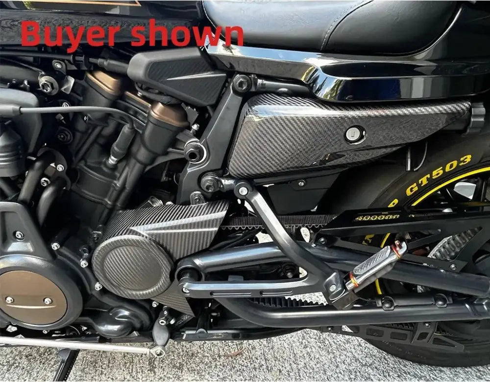 For Harley Sportster S 1250 RH1250 2021 2022 2023 Body Frame Small Cover Fairing Carbon Fiber Protector Panel Motorcycle Parts - laurichshop