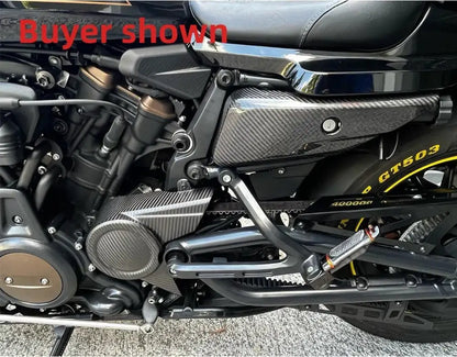 For Harley Sportster S 1250 RH1250 2021 2022 2023 Body Frame Small Cover Fairing Carbon Fiber Protector Panel Motorcycle Parts - laurichshop