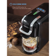 Hibrew 5 in 1 Multiple Capsule Coffee Machine Hot/Cold D G Cappuccino