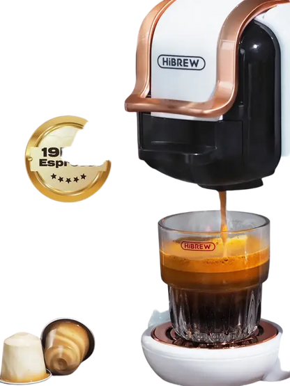 Hibrew 5 in 1 Multiple Capsule Coffee Machine Hot/Cold D G Cappuccino