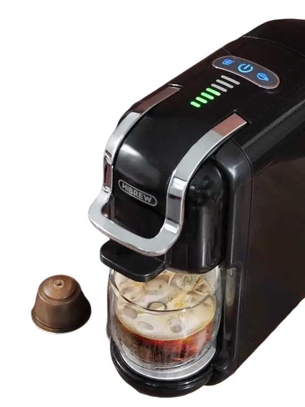 Hibrew 5 in 1 Multiple Capsule Coffee Machine Hot/Cold D G Cappuccino