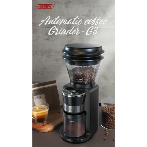 HiBREW Automatic Burr Mill Electric Coffee Grinder with 31 Gears for Espresso