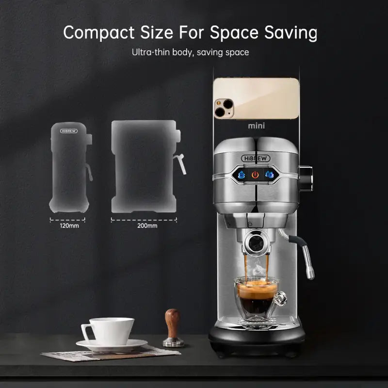 Hibrew Automatic Super Slim ESE POD& Powder Espresso Cappuccino Machine