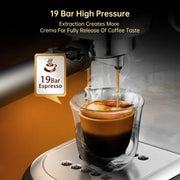 Hibrew Automatic Super Slim ESE POD& Powder Espresso Cappuccino Machine