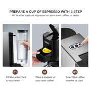 HiBREW Coffee Machine 4 in 1 Multiple Capsule Espresso