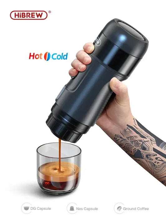 Hibrew Portable Coffee Machine Maker for Car & Home DC 12V