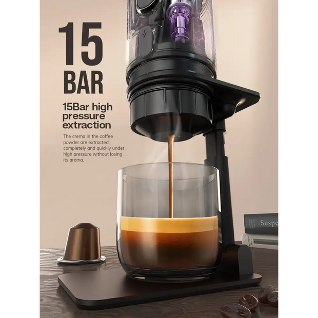 Hibrew Portable Coffee Machine Maker for Car & Home DC 12V