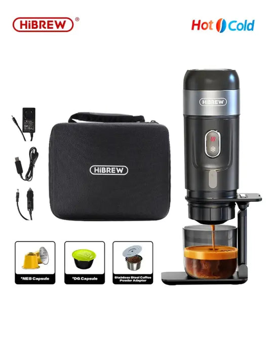 Hibrew Portable Coffee Machine Maker for Car & Home DC 12V