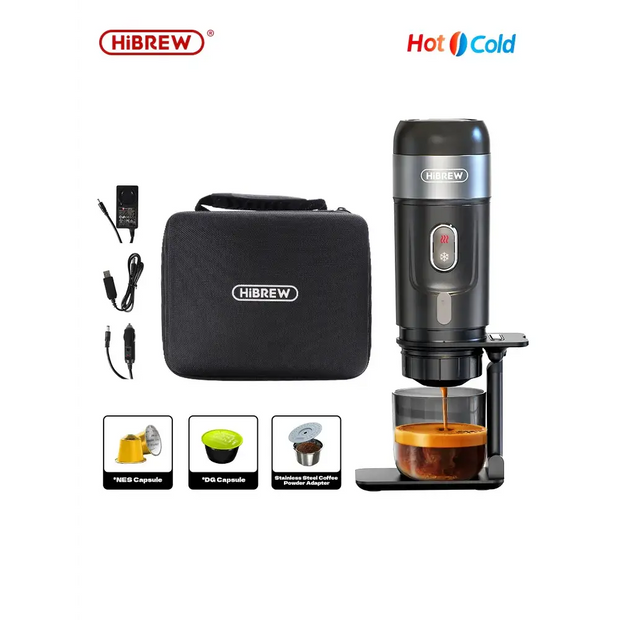 Hibrew Portable Coffee Machine Maker for Car & Home DC 12V