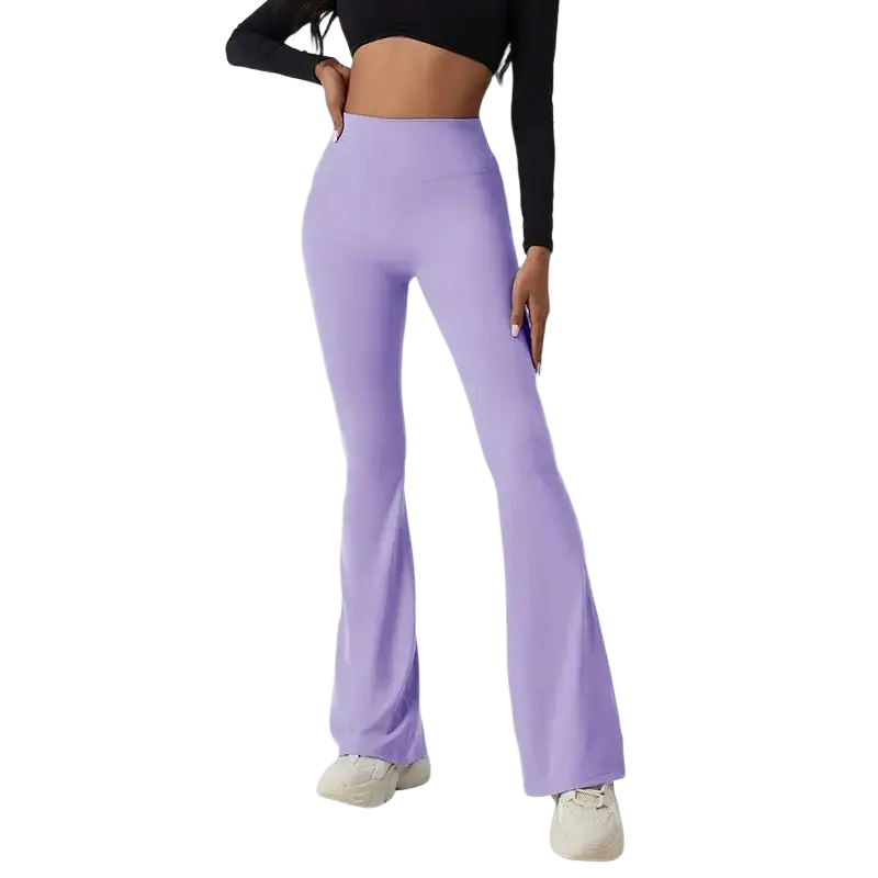 QINACTIV Flare Leggings Yoga Pants Women Bell-bottoms Yoga Trousers High Waist Fitness Pants Stretch Gym Casual Sports - laurichshop
