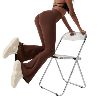 QINACTIV Flare Leggings Yoga Pants Women Bell-bottoms Yoga Trousers High Waist Fitness Pants Stretch Gym Casual Sports - laurichshop