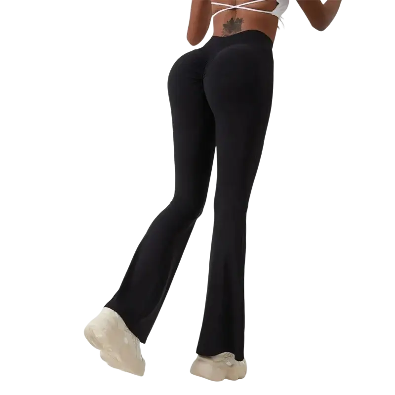QINACTIV Flare Leggings Yoga Pants Women Bell-bottoms Yoga Trousers High Waist Fitness Pants Stretch Gym Casual Sports - laurichshop