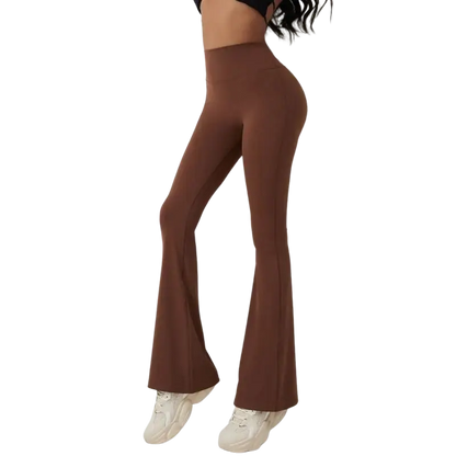 QINACTIV Flare Leggings Yoga Pants Women Bell-bottoms Yoga Trousers High Waist Fitness Pants Stretch Gym Casual Sports - laurichshop