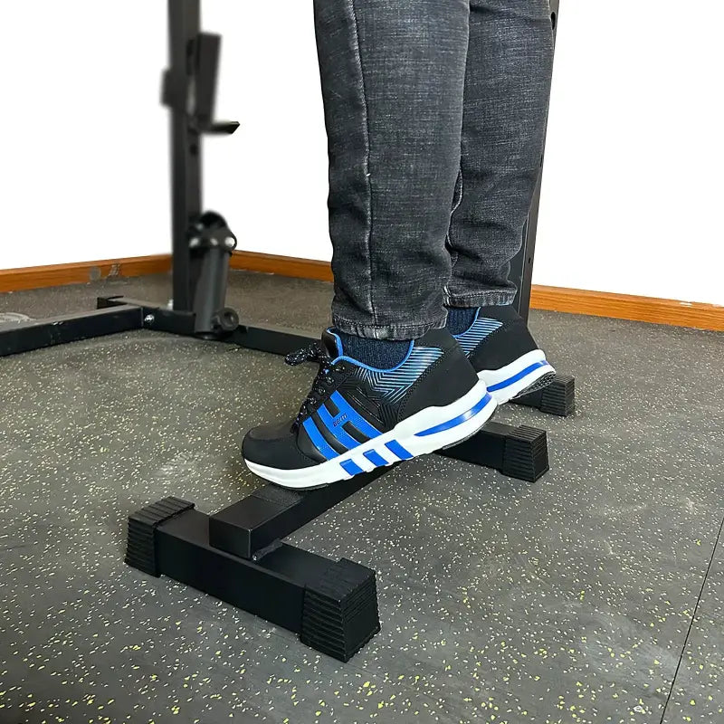 Home Gym Steel Calf Raise Bar Standing Calf for Stretching Squat Foot