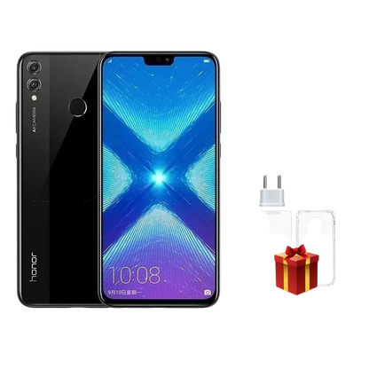 Black Honor 8X smartphone with rear camera and vibrant display
