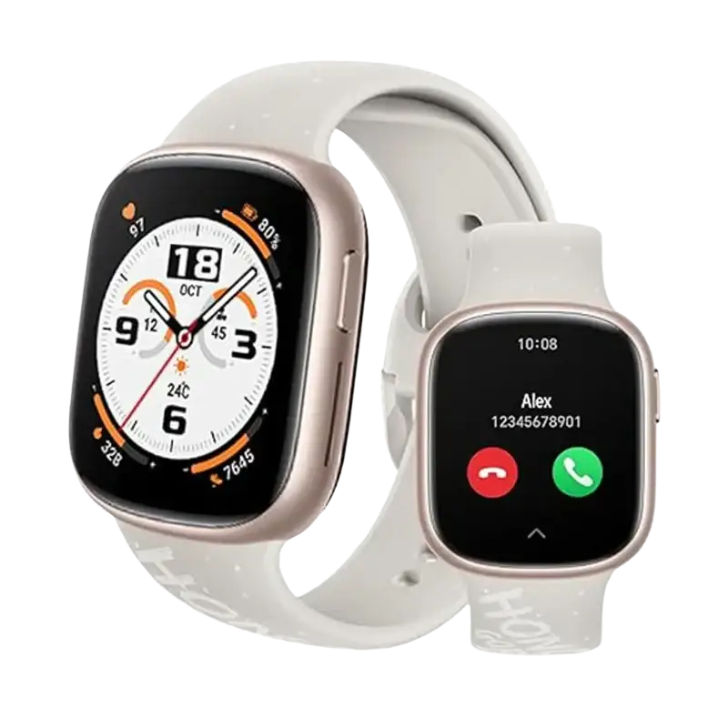 "Honor 4 Smartwatch with Bluetooth 5.2 and dual GPS"