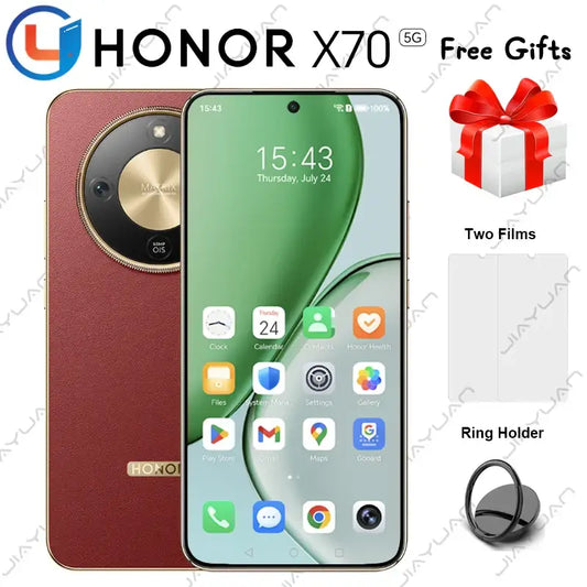 HONOR X70 5G Smartphone 6.79" AMOLED Display Snapdragon 6 Gen 4 Battery 8300mAh Google Play