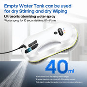 Household electric window automatic water spray cleaning robot